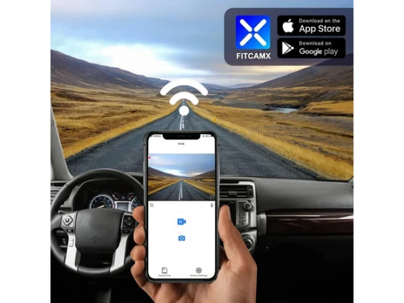 Vehicle Dash Camera for Toyota 4Runner, 2020–2024 — Dash Cam, Fitcamx
