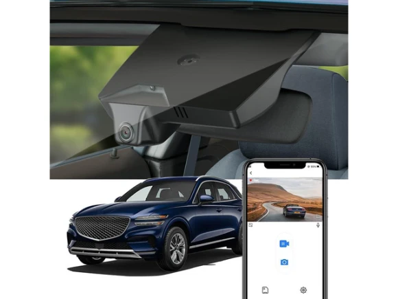 Vehicle Dash Camera with 64GB Card for Genesis GV70 — Dash Cam, Fitcamx