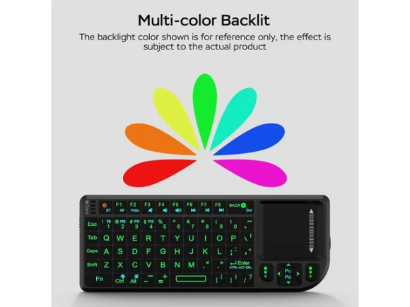 Wireless Keyboard with Touchpad — Bluetooth Keyboard, SUNIVISION
