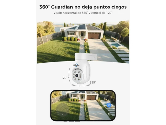 5MP PTZ Security Camera System with 4K 10-Channel NVR — Security Camera, Hiseeu