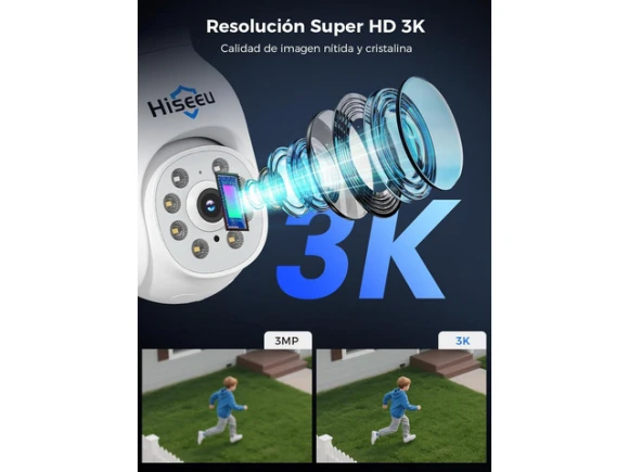 5MP PTZ Security Camera System with 4K 10-Channel NVR — Security Camera, Hiseeu