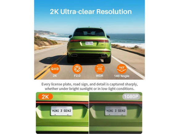 Dash Camera with 32GB TF Card — Dash Cam, KAWA