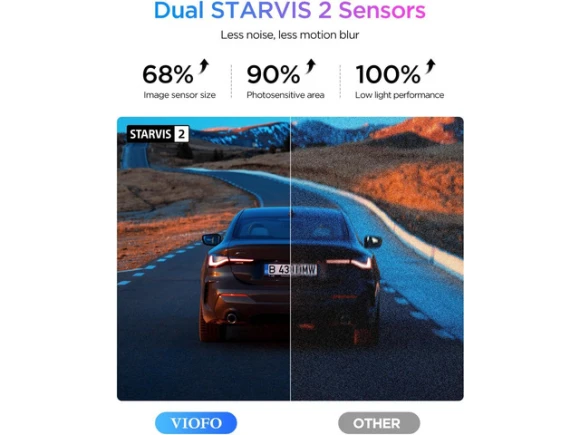 Dual Dash Camera — Dash Cam, VIOFO