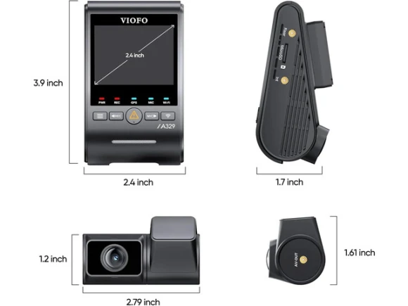Dual Dash Camera — Dash Cam, VIOFO