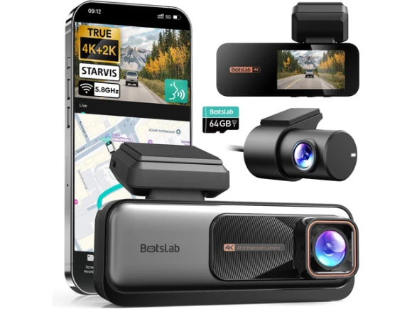 Dual front and rear dash cam — Dash Cam, BOTSLAB