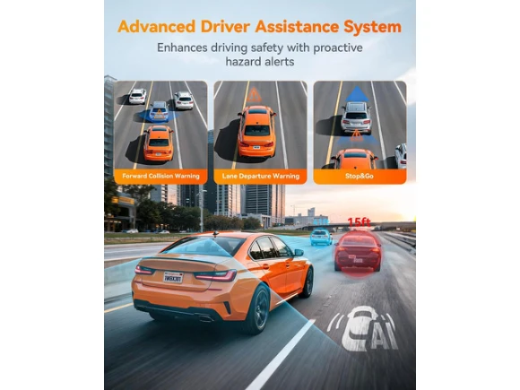 Dual front and rear dash camera — Dash Cam, WOLFBOX