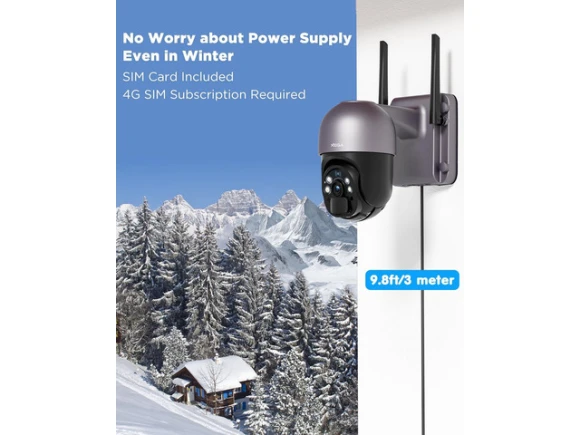 Cellular Security Camera with 20W Solar Panel — Security Camera, Xega
