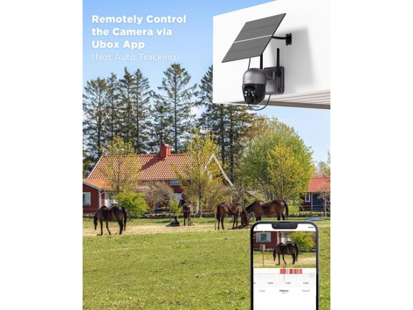 Cellular Security Camera with 20W Solar Panel — Security Camera, Xega