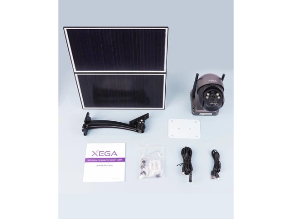 Cellular Security Camera with 20W Solar Panel — Security Camera, Xega