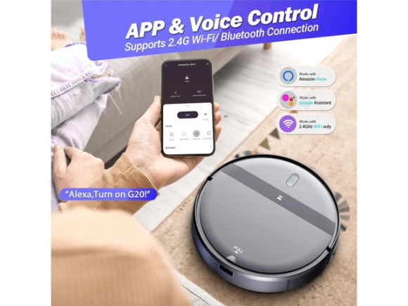 Robot Vacuum and Mop Combo — Robot Vacuum, SUNIVISION