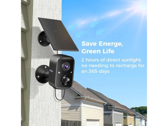 Wireless Outdoor Security Camera — Security Camera, Hiseeu