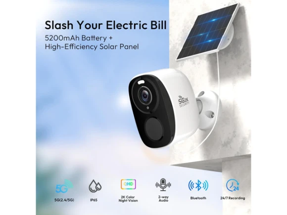 Wireless Solar Outdoor Security Camera Set — Security Camera, SUNIVISION