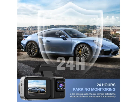 3-Channel Dash Camera — Dash Cam, Trisvision