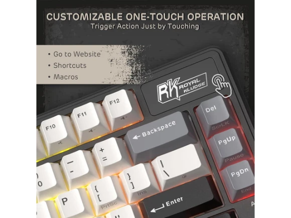 75% Wireless Mechanical Keyboard — Bluetooth Keyboard, RK ROYAL KLUDGE