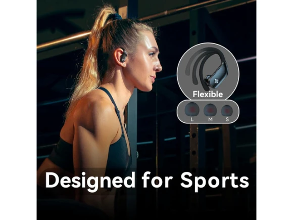 Black Wireless Earbuds — Wireless Earbuds, BMANI