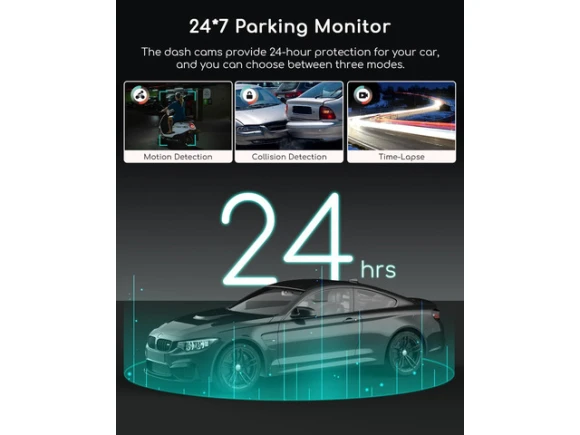 Dual-View Dash Camera — Dash Cam, COOAU