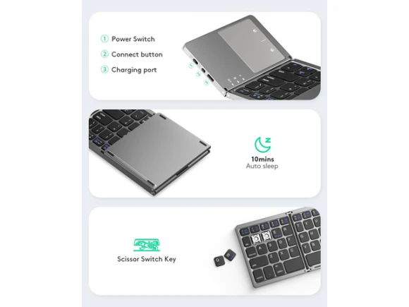 Foldable Bluetooth Keyboard — Bluetooth Keyboard, Samsers