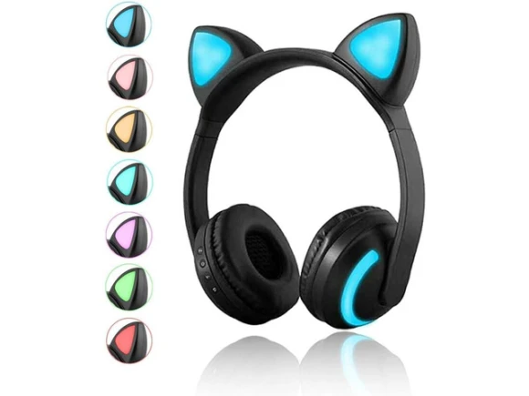 Wireless Bluetooth cat-ear headphones — Wireless Earbuds, Suppower