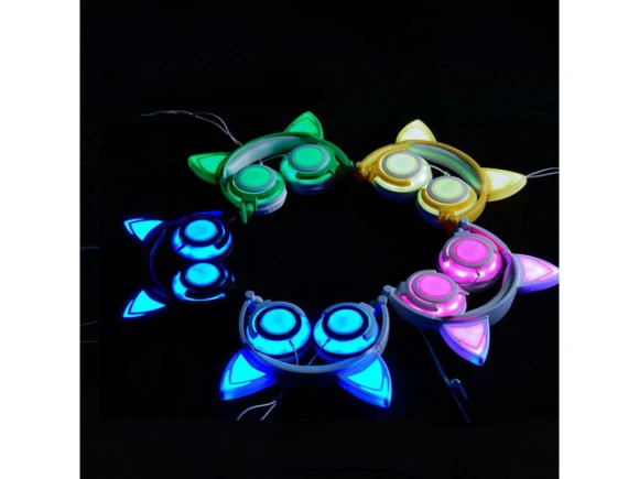 Wireless Cat-Ear Headphones — Wireless Earbuds, Gemdeck