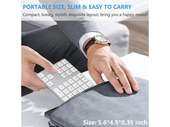 Wireless Numeric Keypad — Bluetooth Keyboard, KEHIPI