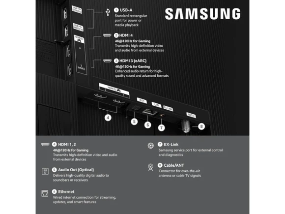 77-inch OLED television — Smart TV, Samsung