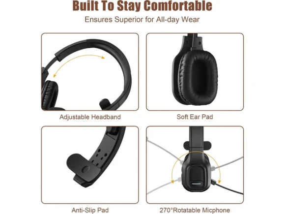 Bluetooth Headset — Wireless Earbuds, COMEXION