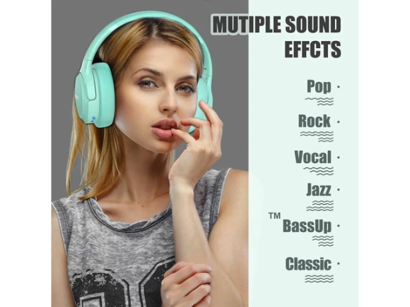 Green Headphones — Wireless Earbuds, BERIBES