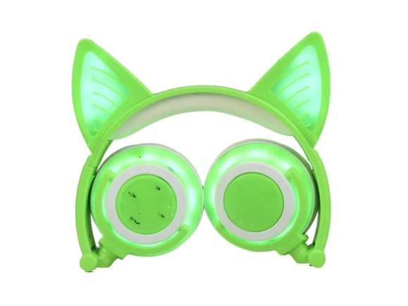 Green Wireless Bluetooth Headphones — Wireless Earbuds, Gemdeck