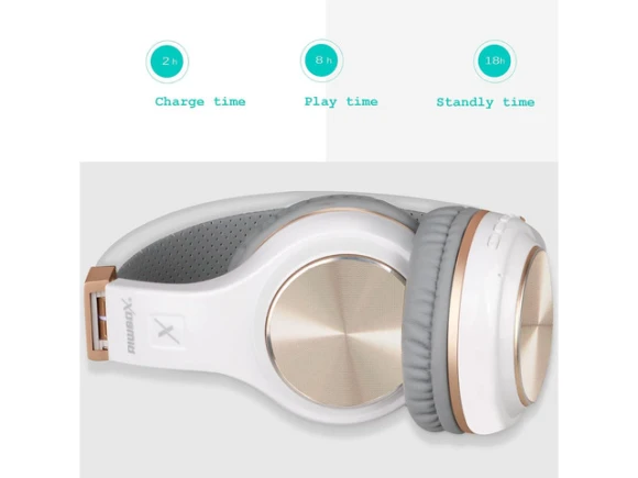 Over-Ear Headphones, Folding, Bluetooth Wireless and Wired — Wireless Earbuds, Riwbox
