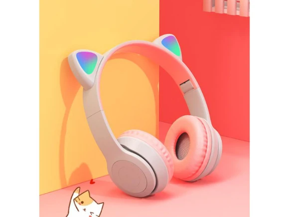 RGB Cat Ear Wireless Gaming Headphones — Wireless Earbuds, Gemdeck