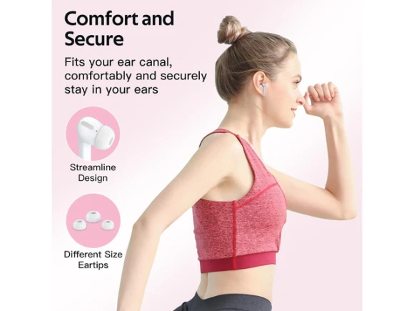 True Wireless Earbuds with Wireless Charging Case — Wireless Earbuds, TAGRY