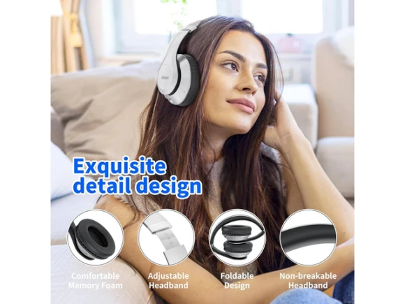 Wireless Bluetooth Over-Ear Headphones — Wireless Earbuds, Uliptz