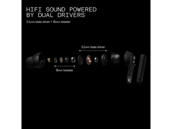 Wireless Earbuds, Dark Grey — Wireless Earbuds, CMF