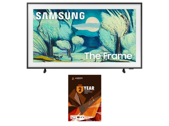 43-inch QLED Smart TV with Art Mode and 2-Year Amber Protection Plan — Smart TV, Samsung