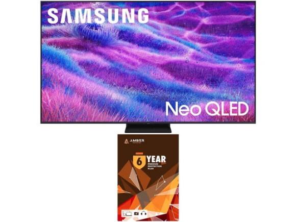 55-Inch Neo QLED Television with 6-Year Amber Protection Plan — Smart TV, Samsung