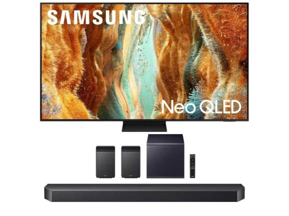 65-inch Neo QLED TV and HW-Q990F Q Series Soundbar Bundle — Smart TV, Samsung