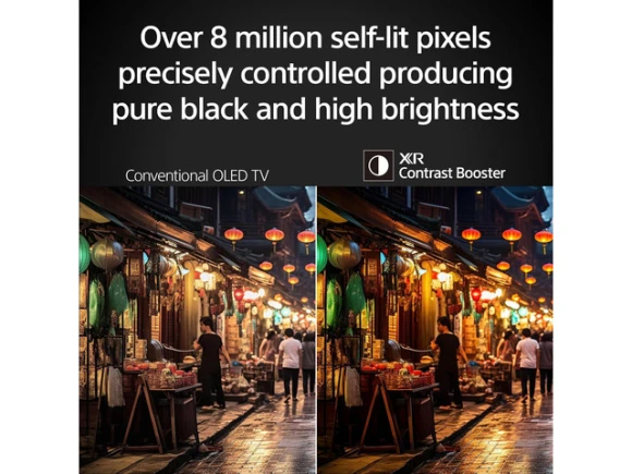 65-Inch OLED Television with 6-Year Protection Plan — Smart TV, Sony