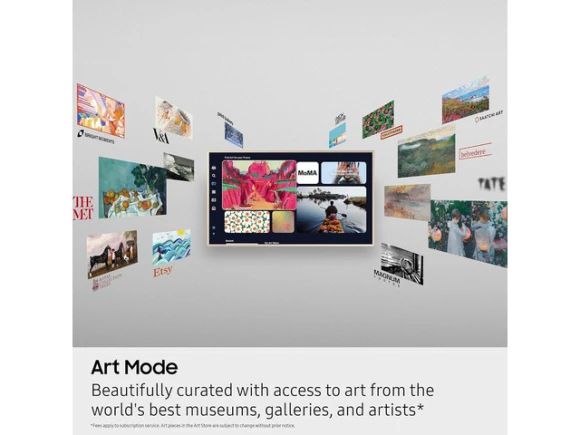 65-inch The Frame TV Bundle with Soundbar and Subwoofer — Smart TV, Samsung