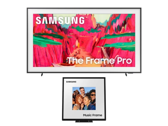 75-inch The Frame Wireless 4K Neo QLED TV and Speaker Bundle — Smart TV, Samsung