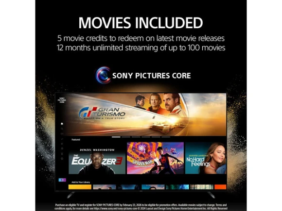 98-inch 4K Mini LED television with Google TV — Smart TV, Sony