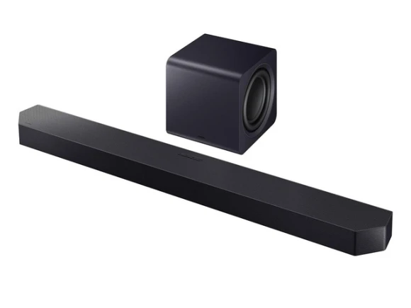 The Frame 50-inch QLED TV and Soundbar Bundle — Smart TV, Samsung