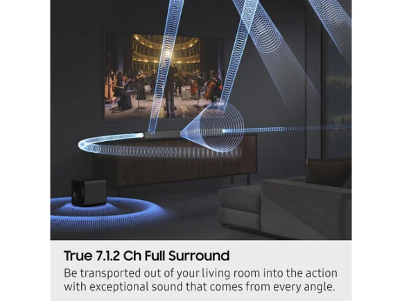 The Frame 50-inch QLED TV and Soundbar Bundle — Smart TV, Samsung
