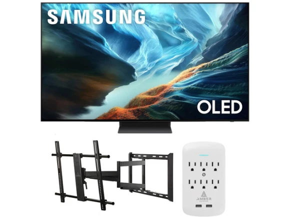 48-inch OLED Television with Full Motion Mount and Surge Protector — Smart TV, Samsung