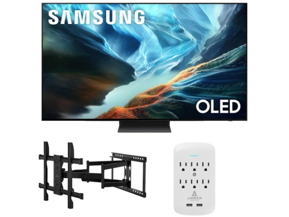 65-inch OLED Smart TV with Mount and Surge Protector — Smart TV, Samsung