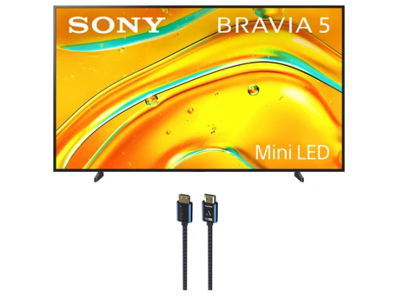 98-inch Mini LED LCD Television with Austere HDMI Cable — Smart TV, Sony