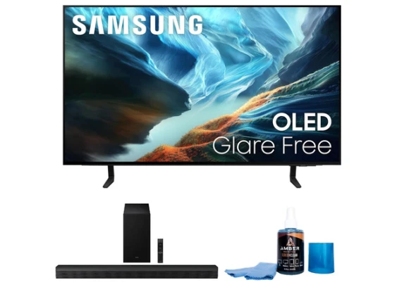 42-Inch OLED TV Bundle with Soundbar and Subwoofer — Smart TV, Samsung