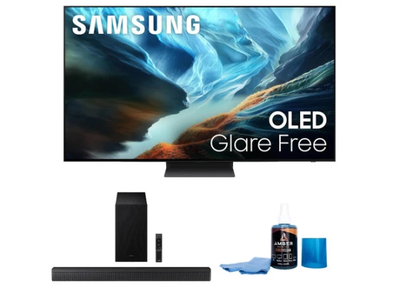 48-Inch OLED TV Bundle with Soundbar and Subwoofer — Smart TV, Samsung