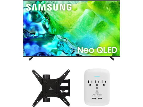 55-inch Neo QLED TV bundle — Smart TV, Samsung
