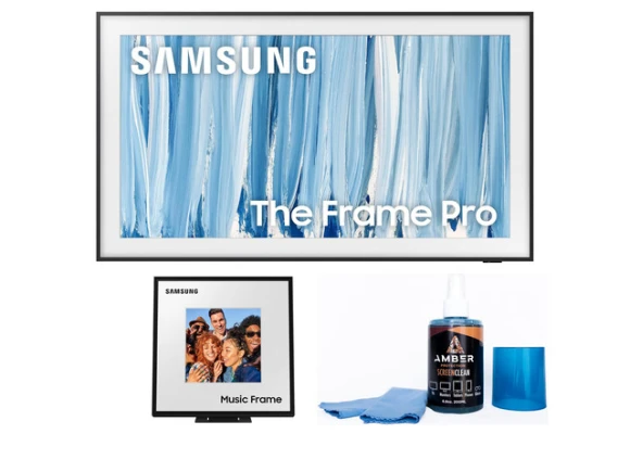 55′ Neo QLED TV and photo speaker bundle — Smart TV, Samsung