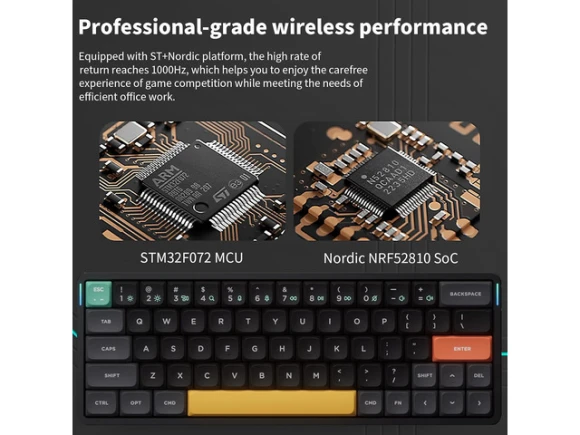 60% Wireless Keyboard — Bluetooth Keyboard, NuPhy